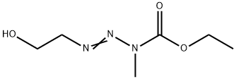 2-Triazene-1-carboxylic  acid,  3-(2-hydroxyethyl)-1-methyl-,  ethyl  ester Struktur