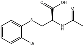 S-(2-bromophenyl)mercapturic acid Struktur