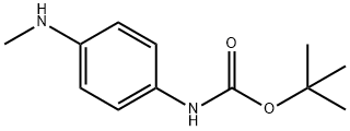 (4-METHYLAMINO-PHENYL)-CARBAMIC ACID TERT-BUTYL ESTER Struktur