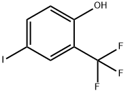 4-iodo-2-(trifluoroMethyl)phenol Struktur