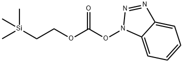 1-[2-(Trimethylsilyl)ethoxycarbonyloxy]benzotriazole Struktur