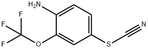 4-Thiocyanato-2-(trifluoromethoxy)aniline Struktur