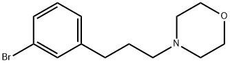 4-(3-(3-Bromophenyl)propyl)morpholine Struktur