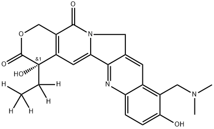 Topotecan-d5 Struktur