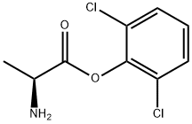 alanine 2,6-dichlorophenyl ester Struktur