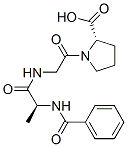 benzoylalanyl-glycyl-proline Struktur