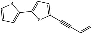 5-(3-buten-1-ynyl)-2,2'-bithiophene Struktur