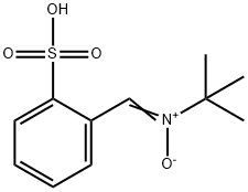 N-tert-butyl-(2-sulfophenyl)nitrone Struktur