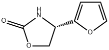 (4S)-4-(2-Furanyl)-2-oxazolidinone Struktur