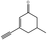 2-Cyclohexen-1-one, 3-ethynyl-5-methyl- (9CI) Struktur