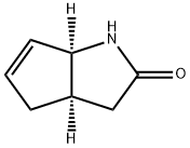 Cyclopenta[b]pyrrol-2(1H)-one, 3,3a,4,6a-tetrahydro-, cis- (9CI) Struktur