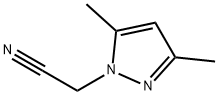 (3,5-dimethyl-1H-pyrazol-1-yl)acetonitrile Struktur