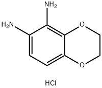 1,4-benzodioxin-5,6-diamine, 2,3-dihydro- Struktur