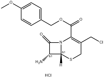 7-Amino-3 chloromethyl-3-cephem-4-carboxylic Acid p-Methoxybenzyl Ester Hydrochloride Struktur