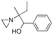 2-aziridin-1-yl-2-methyl-1-phenyl-butan-1-ol Struktur