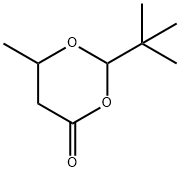 1,3-Dioxan-4-one, 2-(1,1-diMethylethyl)-6-Methyl- Struktur