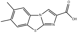 6,7-DIMETHYLIMIDAZO[2,1-B]BENZOTHIAZOLE-2-CARBOXYLIC ACID Struktur