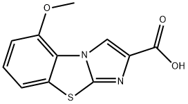 5-METHOXYIMIDAZO[2,1-B]BENZOTHIAZOLE-2-CARBOXYLIC ACID Struktur