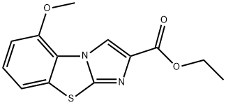 5-METHOXYIMIDAZO[2,1-B]BENZOTHIAZOLE-2-CARBOXYLIC ACID ETHYL ESTER Struktur