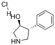 (3S,4R)-4-phenylpyrrolidin-3-ol hydrochloride Struktur