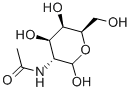 ACETAMIDO-2-DEOXY-D-GALACTOPYRANOSE, 2-(RG) Struktur