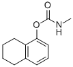 N-Methylcarbamic acid 5,6,7,8-tetrahydronaphthalen-1-yl ester Struktur