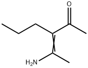 2-Hexanone, 3-(1-aminoethylidene)- (9CI) Struktur