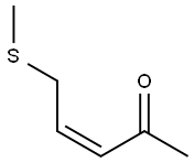 3-Penten-2-one, 5-(methylthio)-, (Z)- (9CI) Struktur