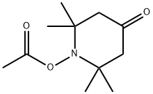 1-Acetyloxy-2,2,6,6-tetramethyl-4-oxopiperidine Struktur