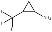 Cyclopropanamine, 2-(trifluoromethyl)- (9CI) Struktur