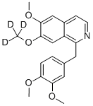 Papaverine-d3 Struktur