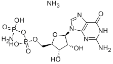 GUANYLYL 5'-PHOSPHORAMIDATE AMMONIUM Struktur