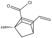 Bicyclo[2.2.1]hept-5-ene-2-carbonyl chloride, 3-ethenyl-, [1S-(endo,endo)]- (9CI) Struktur