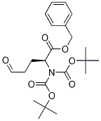 Benzyl N,N-bis(tert-butoxycarbonyl)-5-oxo-L-norvalinate Struktur