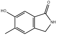 1H-Isoindol-1-one, 2,3-dihydro-6-hydroxy-5-Methyl- Struktur