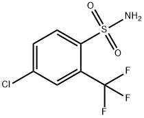 4-chloro-2-(trifluoromethyl)benzenesulfonamide Struktur