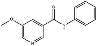 5-Methoxy-N-phenylnicotinamide Struktur