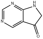 5H-Pyrrolo[2,3-d]pyrimidin-5-one, 6,7-dihydro- (9CI) Struktur