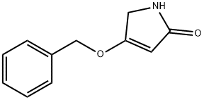 1,5-Dihydro-4-(phenylmethoxy)-(2H)-pyrrol-2-one Struktur