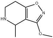 Isoxazolo[4,5-c]pyridine, 4,5,6,7-tetrahydro-3-methoxy-4-methyl- (9CI) Struktur