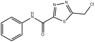 5-(CHLOROMETHYL)-N-PHENYL-1,3,4-THIADIAZOLE-2-CARBOXAMIDE Struktur