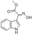 HYDROXYIMINO-(1H-INDOL-3-YL)-ACETIC ACID METHYL ESTER
 Struktur