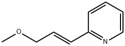 Pyridine, 2-(3-methoxy-1-propenyl)-, (E)- (9CI) Struktur