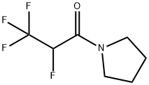 Pyrrolidine, 1-(2,3,3,3-tetrafluoro-1-oxopropyl)- (9CI) Struktur