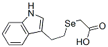 2-[[2-(1H-Indol-3-yl)ethyl]seleno]acetic acid Struktur