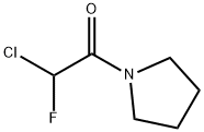 Pyrrolidine, 1-(chlorofluoroacetyl)- (9CI) Struktur