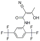 2-ButenaMide, N-[2,5-bis(trifluoroMethyl)phenyl]-2-cyano-3-hydroxy-, (2Z)- Struktur