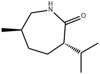 2H-Azepin-2-one,hexahydro-6-methyl-3-(1-methylethyl)-,(3S,6R)-(9CI) Struktur