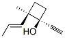 Cyclobutanol, 1-ethynyl-2-methyl-2-(1-propenyl)-, [1alpha,2beta(E)]- (9CI) Struktur