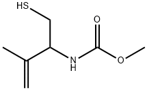 Carbamic  acid,  [1-(mercaptomethyl)-2-methyl-2-propenyl]-,  methyl  ester  (9CI) Struktur